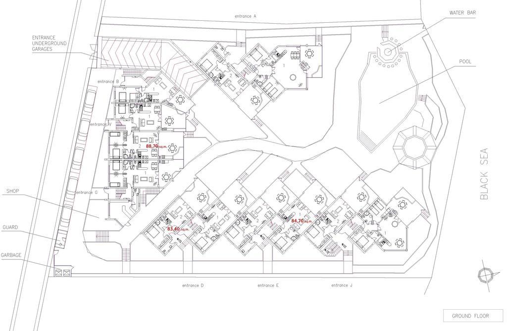Golden Wave Apartment 索佐波尔 外观 照片
